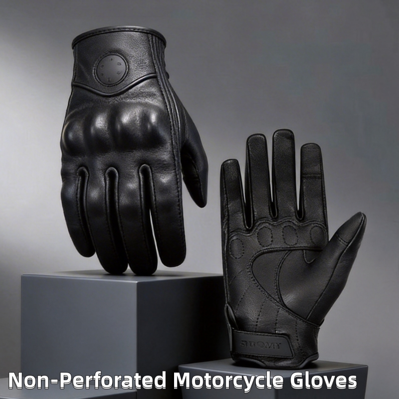 Motorcycle Gear Yellow - Luvas de Motocicleta Retro em Couro