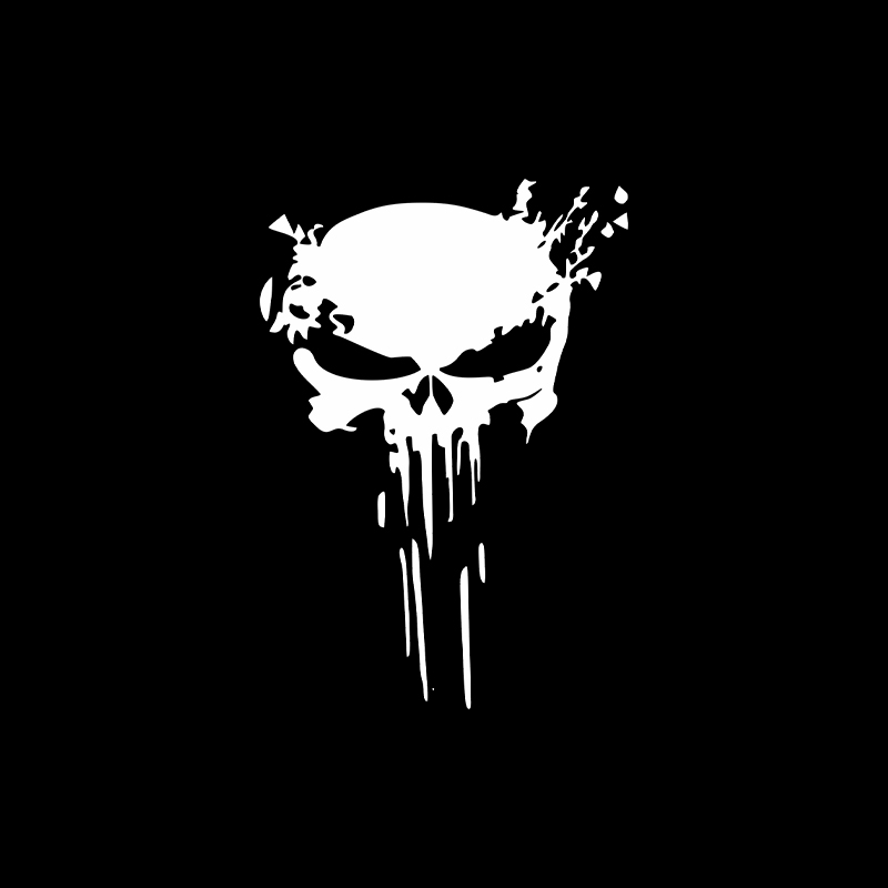 Motorcycle Gear Hub - Motocicleta Reflective Skull Stickers, Decalque à