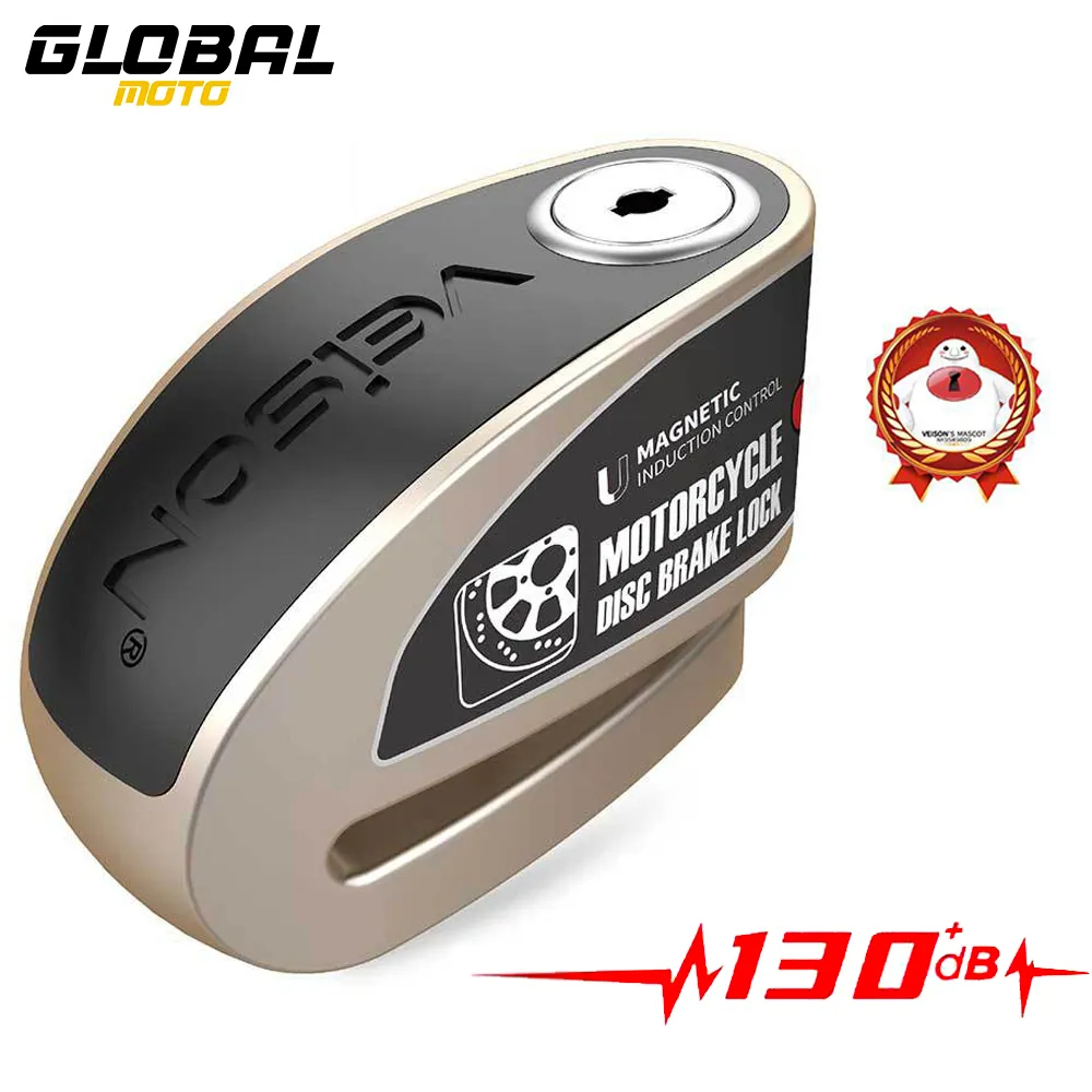 Disc Lock Brake - Bloqueio de alarme de motocicleta à