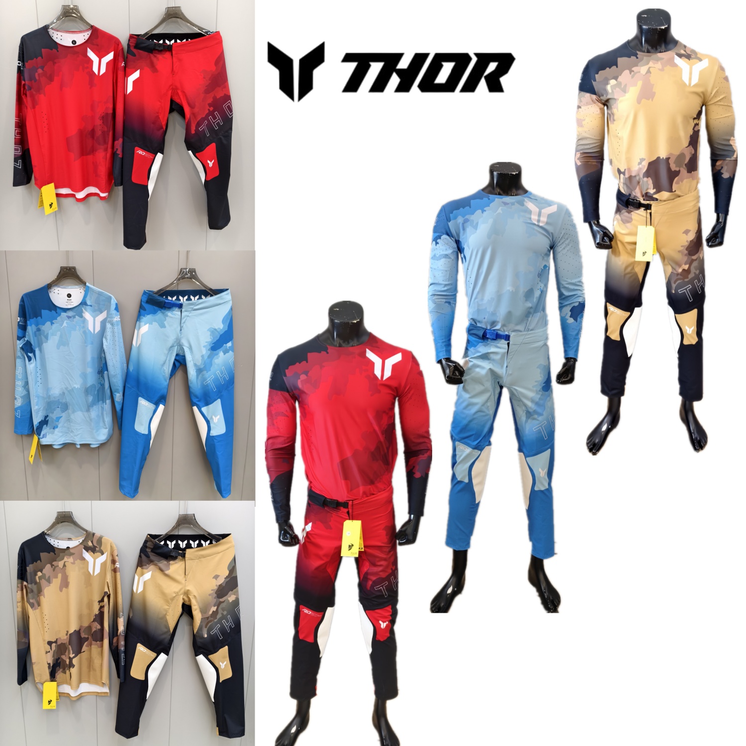 Motorcycle Gear Pants - Conjunto de equipamentos de motocross THOR