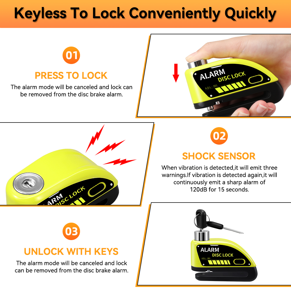 Nova bicicleta da motocicleta  - Disc Lock Brake avaliação e preço