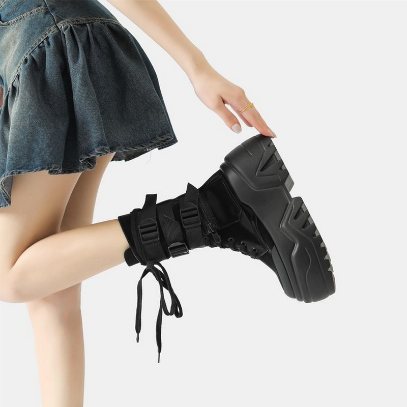 Botas Femininas de Plataforma  - Motorcycle Gear Pants avaliação e preço