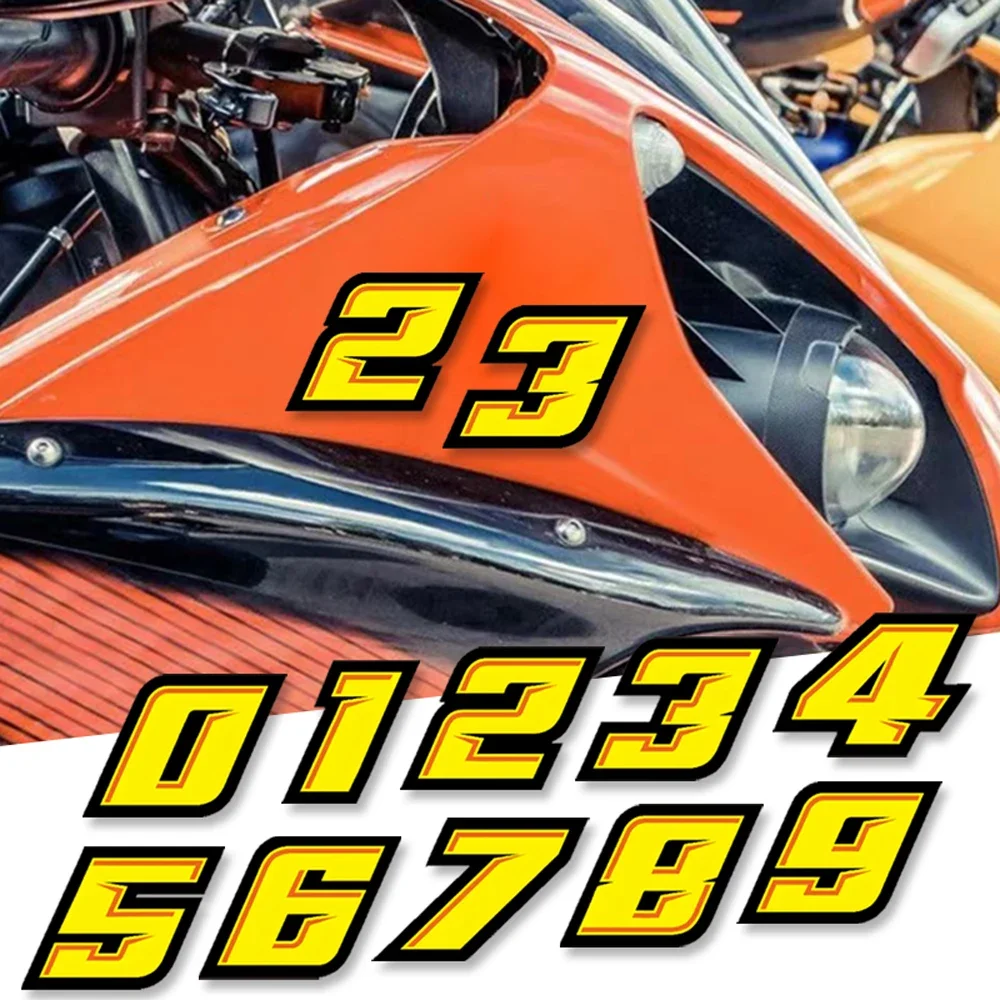 0123456789 número amarelo carr - Motorcycle Gear Yellow avaliação e preço
