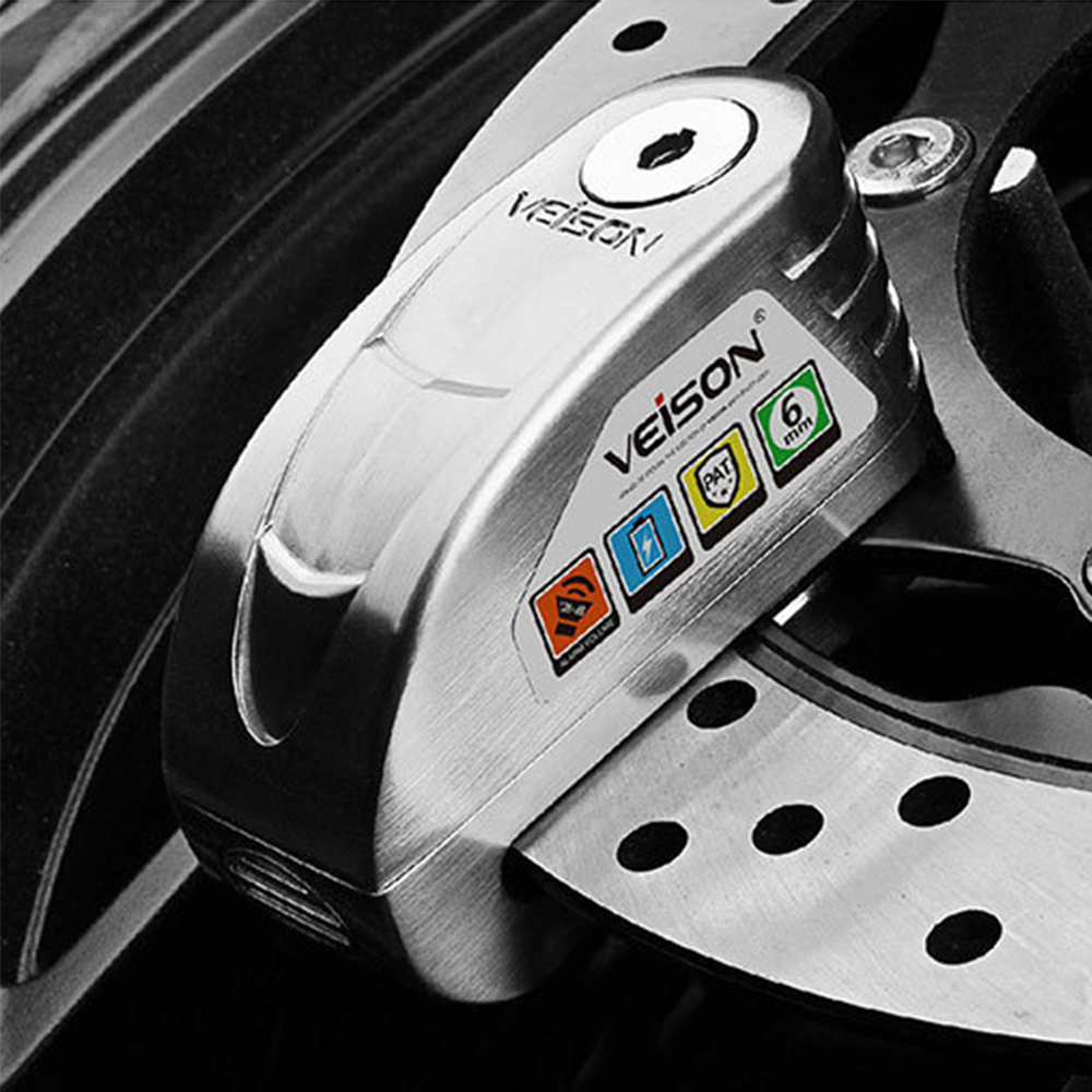 Bloqueio de alarme da motocicl - Disc Lock Brake avaliação e preço