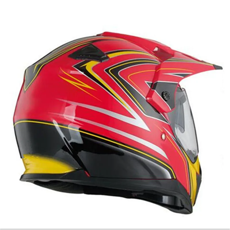 Vermelho amarelo capacete de m - Motorcycle Gear Yellow avaliação e preço